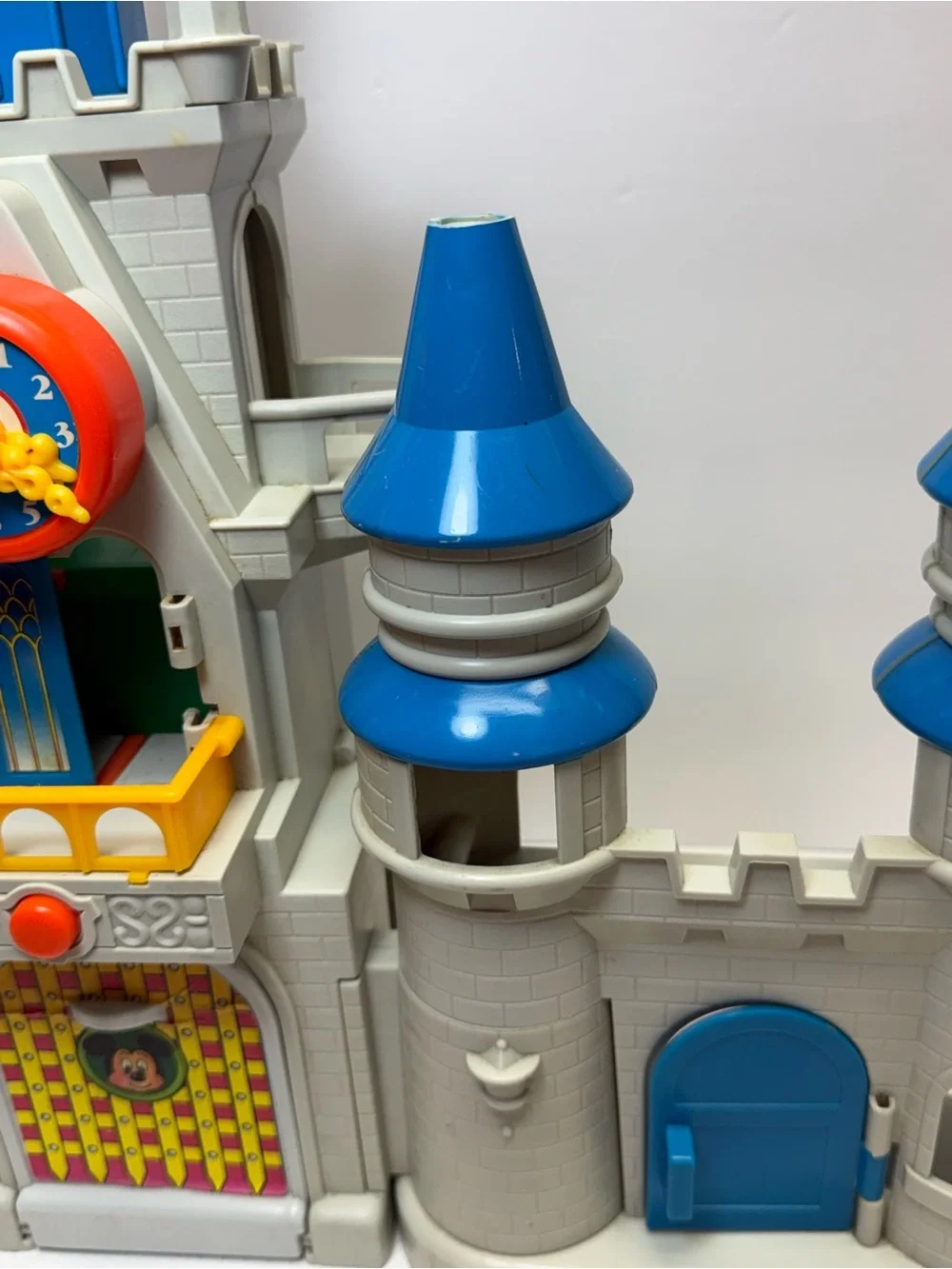 Vintage 1987 Playmates Disney Castle Cinderella Magic Kingdom Playset Tower Toy